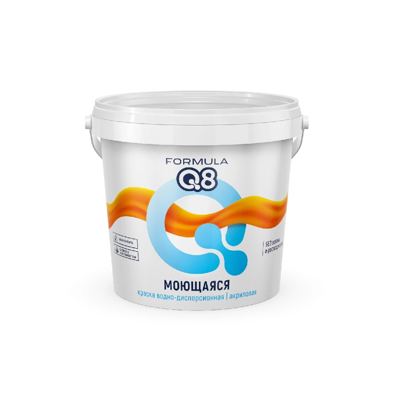 Краска Моющаяся "Formula Q8" (3 кг)