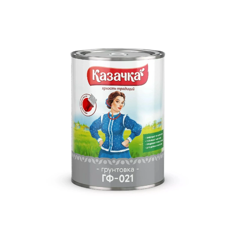 Грунт ГФ-021 "Казачка" Белый (0,9 кг)
