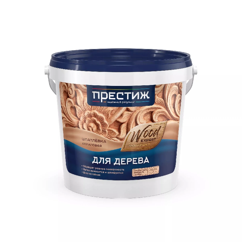 Шпаклевка для дерева "Престиж" Белая (1,5 кг)