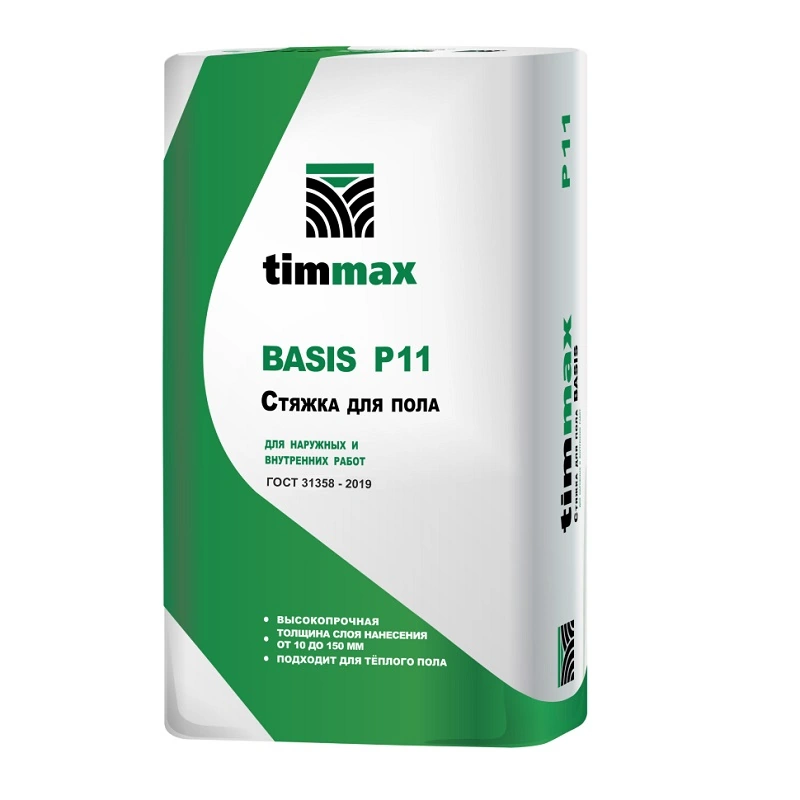 Basis Р11 "timmax" Стяжка для пола для наружных и внутренних работ (20 кг)