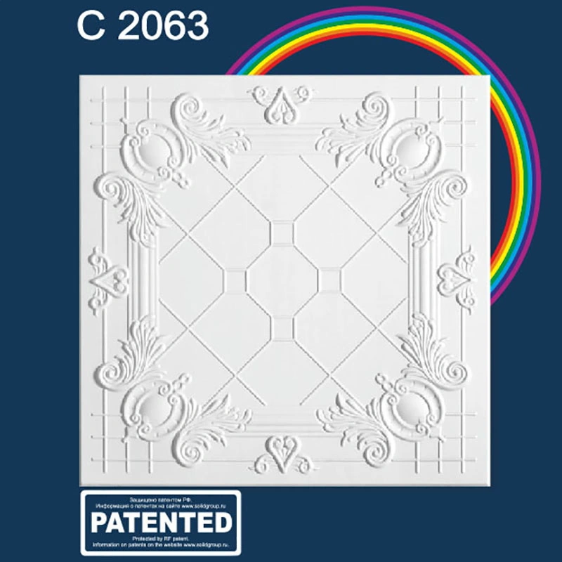 С2063 Белая Плита потолочная "Солид" (36 м²)