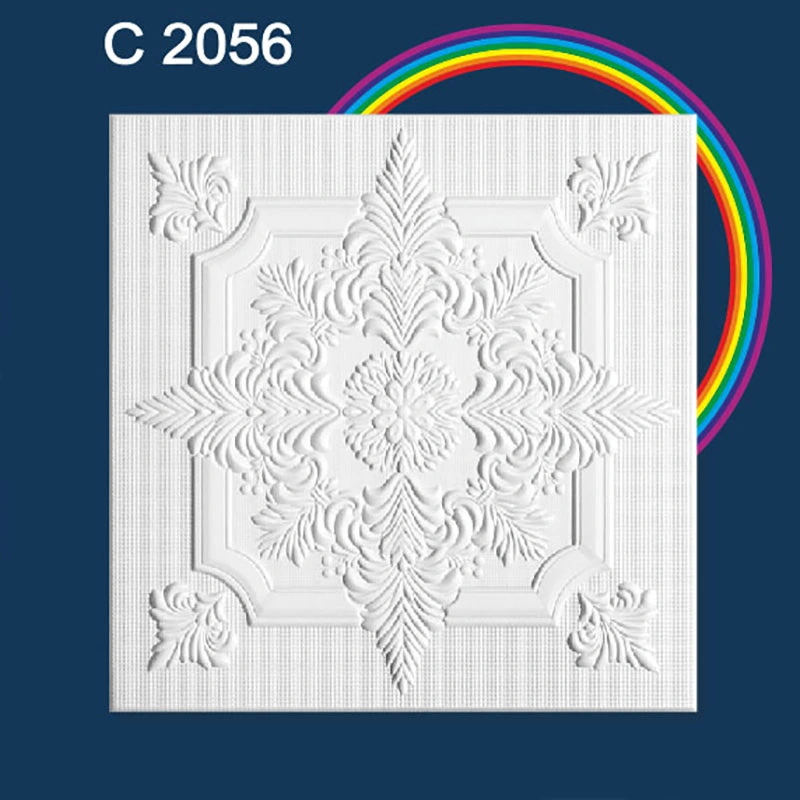 С2056 Белая Плита потолочная "Солид" (34 м²)