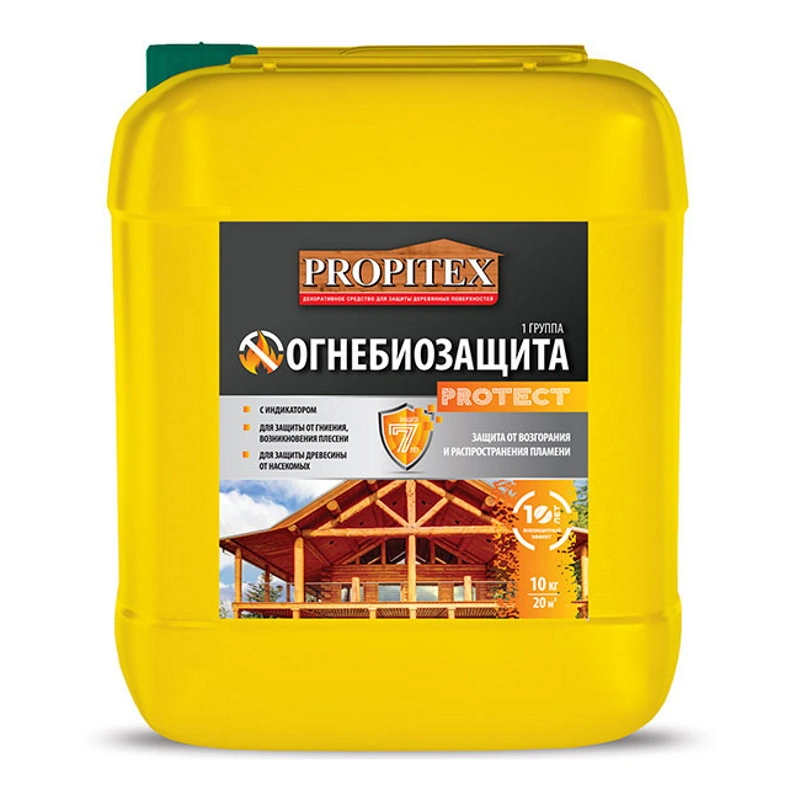 Огнебиозащита 1 группа «PROTECT» "Profilux" (10 кг)
