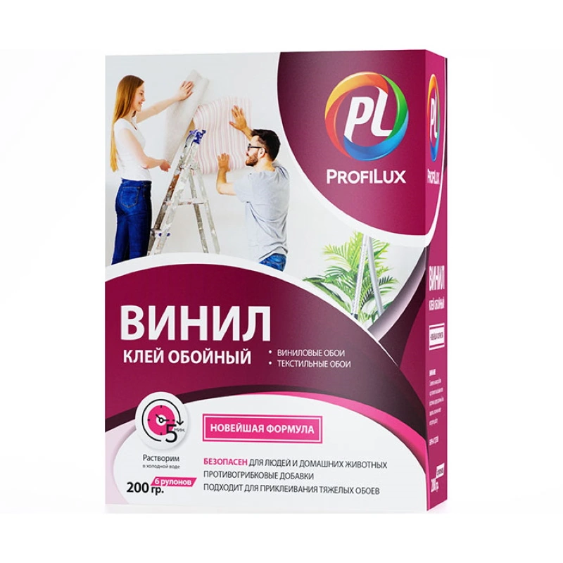 Клей обойный «Винил» "Profilux" (200 г)