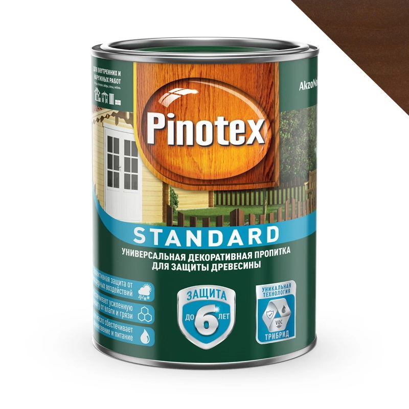 Пропитка Палисандр "Pinotex Standard" (0,9 л)
