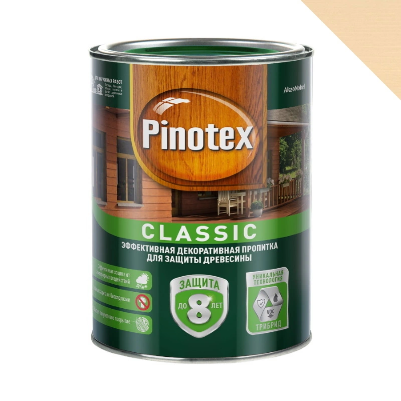 Пропитка Светлый дуб "Pinotex Classic" (1 л)