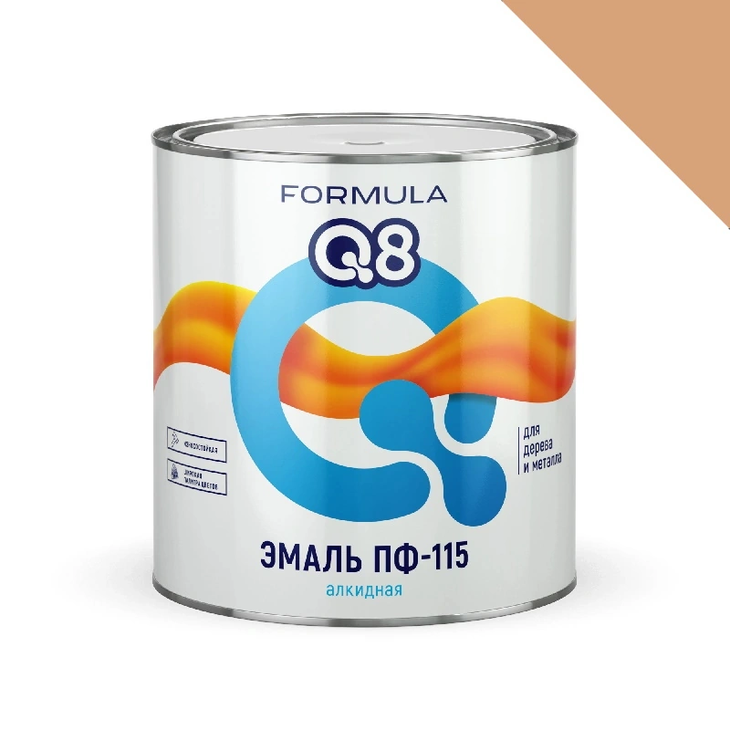 Эмаль ПФ-115 "Formula Q8" Бежевая (2,7 кг)