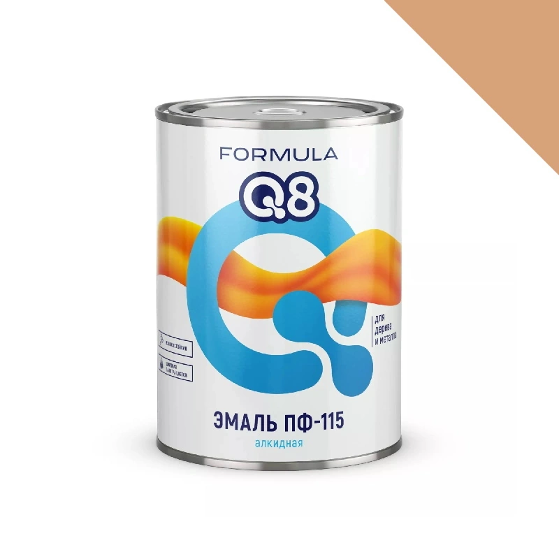 Эмаль ПФ-115 "Formula Q8" Бежевая (0,9 кг)