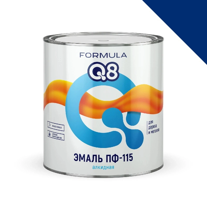 Эмаль ПФ-115 "Formula Q8" Синяя (2,7 кг)