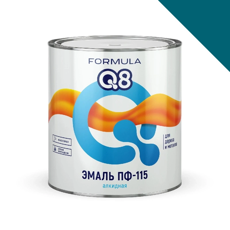 Эмаль ПФ-115 "Formula Q8" Морская волна (2,7 кг)
