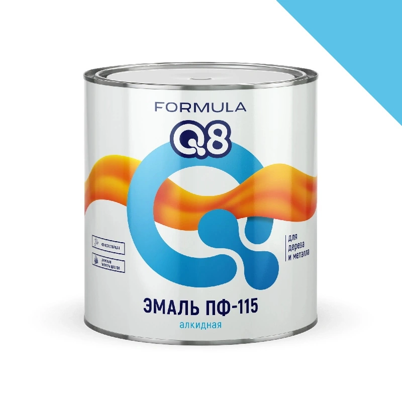 Эмаль ПФ-115 "Formula Q8" Светло-голубая (2,7 кг)