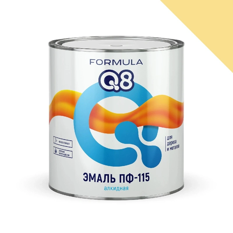 Эмаль ПФ-115 "Formula Q8" Слоновая кость (2,7 кг)