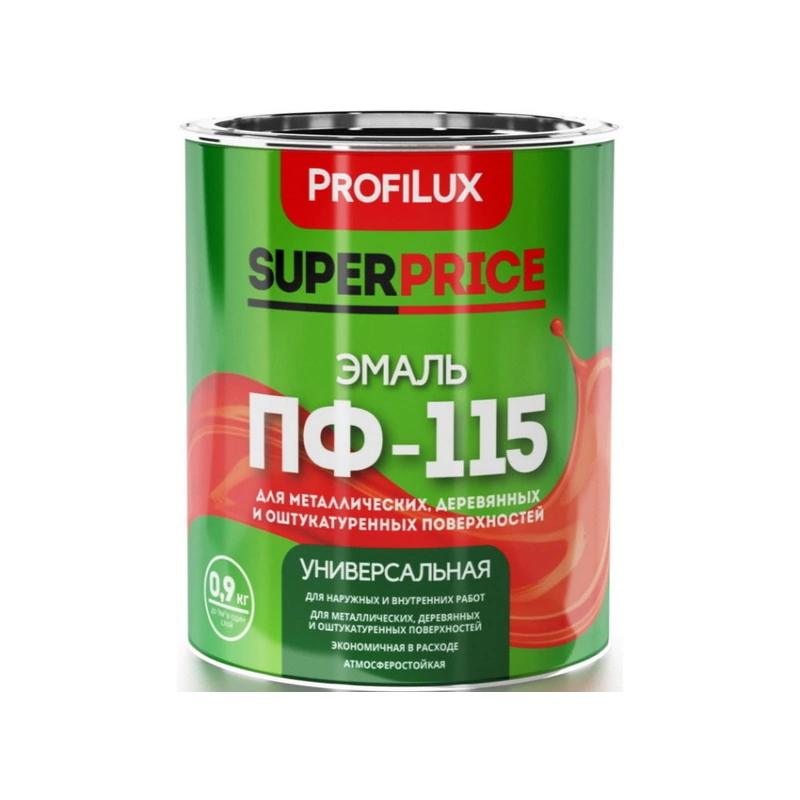 Эмаль ПФ-115 Светло-Голубая "Profilux Superprice" (0,9 кг)