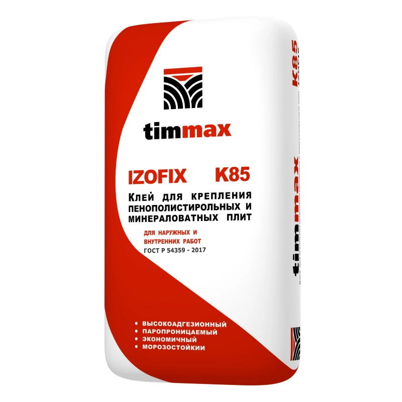 IZOFIX К85 Клей для крепления ППС и минеральных плит "timmax" (20 кг)