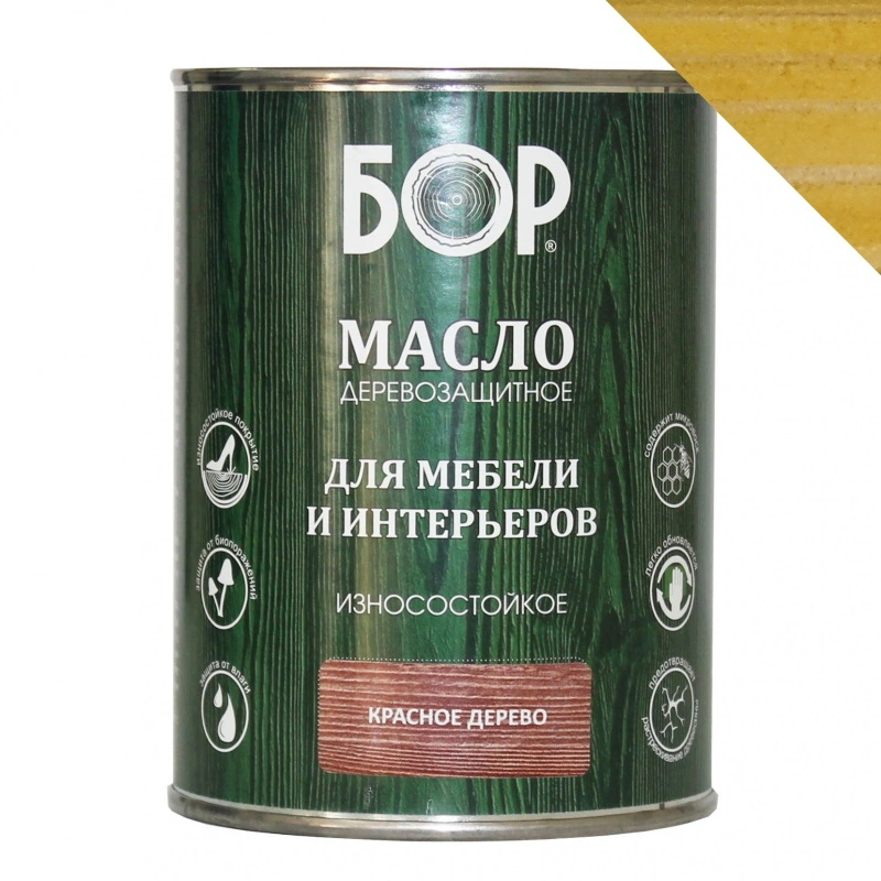 Масло деревозащитное для мебели и интерьеров Сосна "Бор" (0,64 кг)