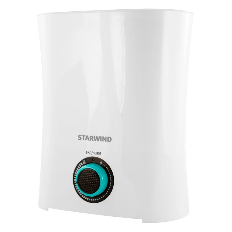 Увлажнитель воздуха ультразвуковой, Белый "StarWind" (25 Вт, 3 л)