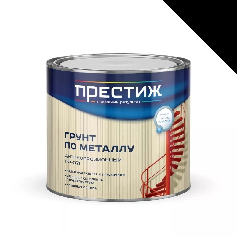 Грунт ГФ-021 "Престиж" Чёрный (1,9 кг)